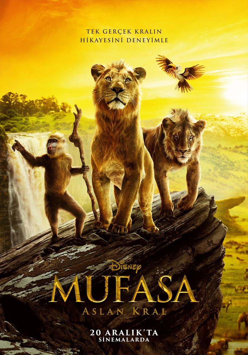 Mufasa: Aslan Kral 3 d  çeceneğiyle